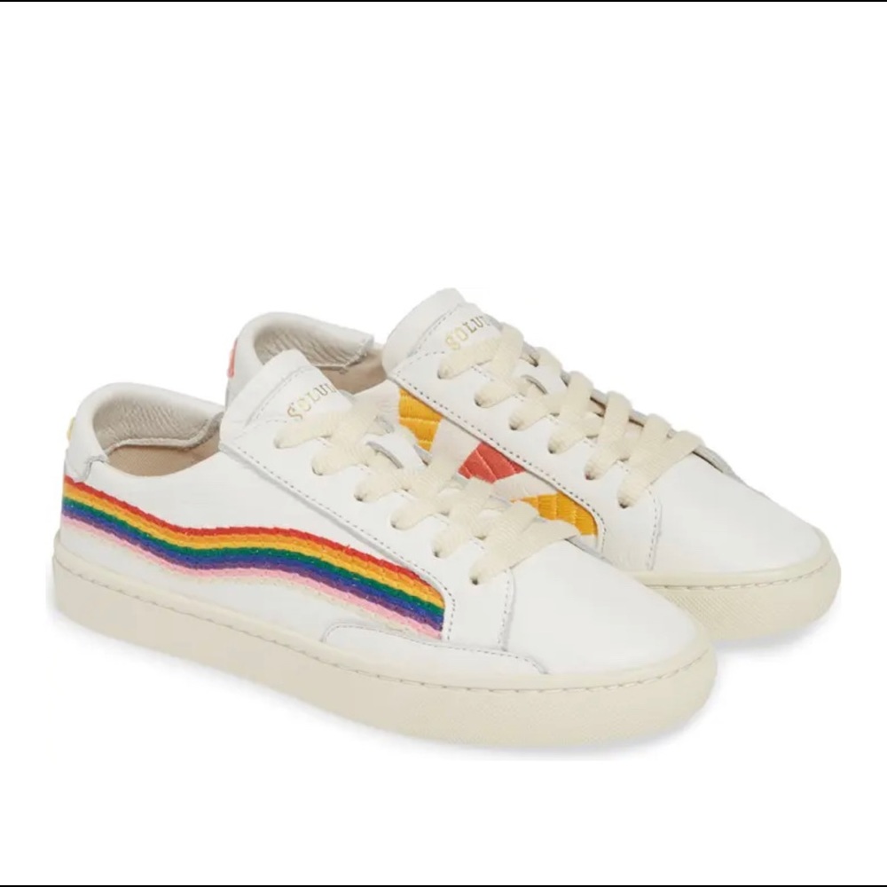 Soludos Good Vibes Rainbow Wave Sneaker